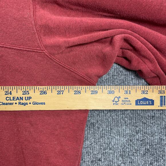 Columbia 1/2 Zip Hart Mountain II Pullover Men's XXL Red Comfort Fit Sweatshirt - Picture 5 of 9